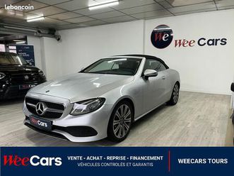 mercedes classe e cabriolet 2.0 200 185 avantgarde line 9g-tronic bva