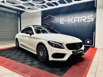 mercedes classe c coupé c 180 - pack amg sportline 156 ch historique complet - garantie 12 mois