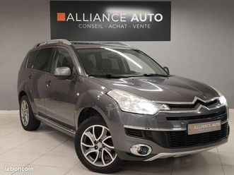 citroen c crosser 2.2 hdi 7 places / sieges cuir / attelage / gps / clim / bluetooth / regulateur