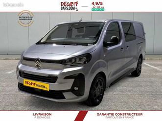 citroën jumpy cab approfondie xl bluehdi 180 s&s eat8 5pl + pack premium connect + plancher bois ...