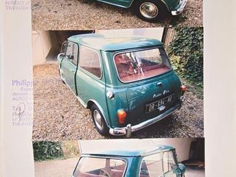 austin mini 850 mk i – 1966 – intérieur rouge – faible kilométrage – cg collection