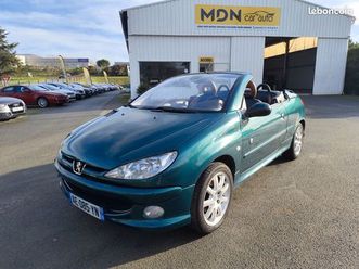 peugeot 206 cc 2.0 16s 136 roland garros / reprise possible
