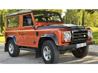 2009 land rover defender orange manuel, 6 vitesses condui...
