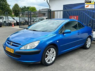 peugeot 307 cc - 1.6-16v / cabrio / sensoren / leuk voor in de zomer