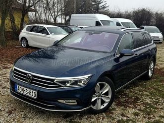 volkswagen passat viii variant 2.0 tdi scr elegance dsg mátrix/kitakarós/virtuál!panoráma tető!kék alcantara belső!garanciával is!