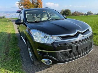 citroën c-crosser 2.2 hdi exclusive schwarz beiges interieur