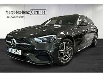 mercedes-benz c 300 de 4-matic amg dragkrok distronic 55 kw