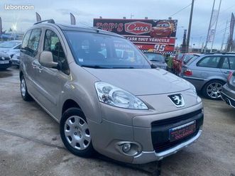 peugeot partner tepee ii 1.6 hdi 92ch family pack clim régulateur toit panoramique * crit'air 2 * carnet d'entretien à jour * paiement en 4x