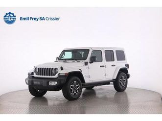 jeep wrangler 2.0 turbo sahara unlimited 4xe: réserver un essai sur route !