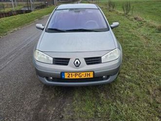 renault mégane 2.0 16v sedan autcom 2004 beige — renault — marktplaats