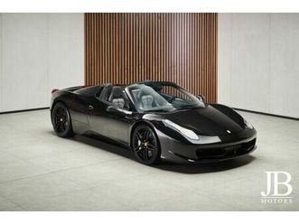ferrari 458 italia spider racing seats lift alcantara
