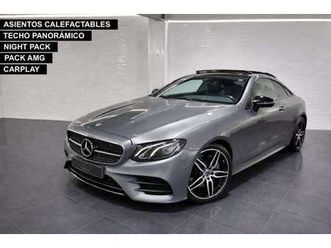 mercedes-benz clase e descapotable automático de