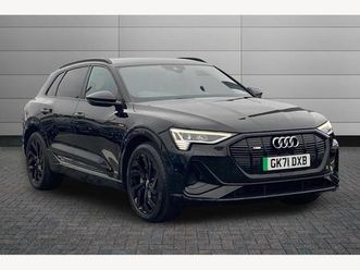 audi e-tron 300kw 55 quattro 95kwh black edition 5dr auto