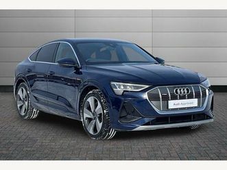 audi e-tron sportback 230kw 50 quattro 71kwh s line 5dr auto