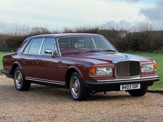 1985 bentley mulsanne saloon petrol manual