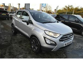 ford ecosport 1.0t ecoboost zetec suv 5dr petrol auto euro 6 (start/stop) (125 ps)