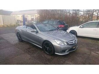 ② mercedes-benz e 220 cdi cabriolet - pack amg sport - full — mercedes-benz — 2ememain