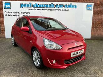 2014 mitsubishi mirage 1.2 3 5dr manual hatchback petrol manual
