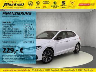 volkswagen polo 1.0 goal, matrix-led, navi, gra, aluräder