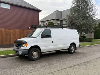2003 ford e250 extended cargo van 1 owner xl model
