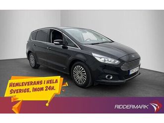 ford s-max 2.0 ecoblue awd titanium p-sensorer carplay