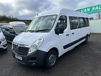 2019 vauxhall movano 3900 l3 h2 2.3 cdti biturbo 145 bhp 17 seater minibus euro 6 minibus diesel ...