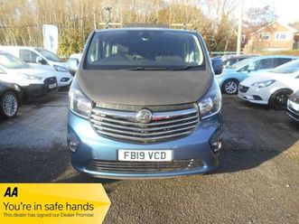 vauxhall vivaro 2019 crew cab no vat l1h1 2900 limited edition nav cdti dcb bit