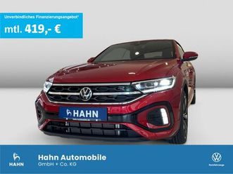 volkswagen t-roc cabriolet r-line 1.5l tsi 150ps dsg ahk na