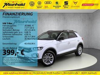 volkswagen t-roc 2.0 tdi style, iq.drive, kamera, ahk, navi
