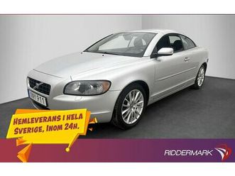 volvo c70 t5 summum skinnklädsel hardtop elstolar
