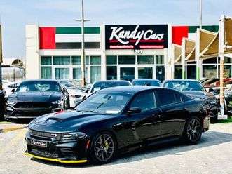 dodge charger 6.4l r/t scatpack | monthly 1400/- | 0% dp | memory seats | alcantara seats | # 76647