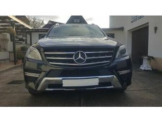 mercedes ml 250 amg line leder pano xenon harmann tfl schwarz