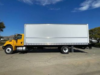 2017 international 4300 26' box truck air ride liftgate *cummins*