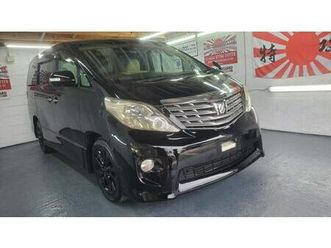 toyota alphard 2.4 black petrol auto 8 seats fresh japanese import in stock