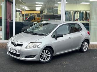 2009 toyota auris 1.33 dual vvti tr 5dr hatchback petrol manual