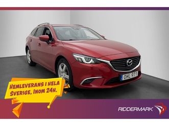 mazda 6 wagon 2.2 skyactiv-d awd automatisk, 150hk, 2016