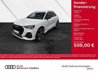 audi q3 45 tfsi e s line black pano matrix sonos navi