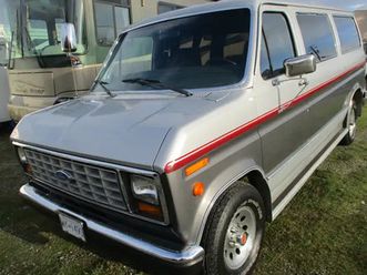 91 ford clubwagon xlt no rust low kms vancouver island bc