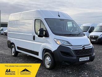 citroen relay 2.2 bluehdi 35 enterprise edition panel van 5dr diesel manual l2 high roof euro 6 (start/stop) (140 ps)