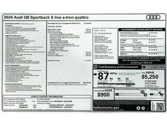 used 2024 audi q8 e-tron premium plus