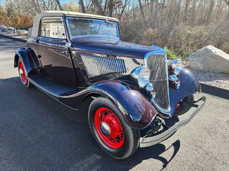 restored 1934 ford model 40 convertible cabriolet