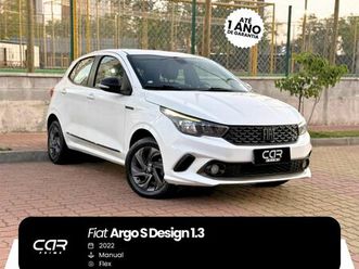 fiat argo drive s-design 1.3 8v flex 2022