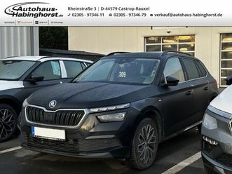 skoda kamiq 1.0 tsi dsg clever navi ahk acc pdc 17alu