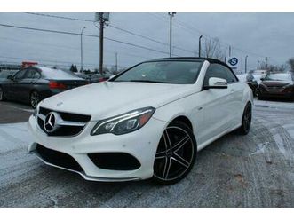 2014 mercedes-benz e-class cabriolet e550, mags, cuir, a/c, navigation