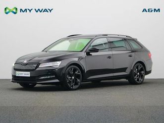 skoda superb combi phev iv sportline 1.4 tsi 218 pk dsg plug-in hybride