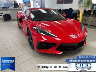 2020 chevrolet corvette 2lt - certified - navigation - $482 b/w