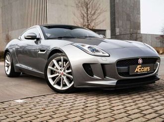 jaguar f-type - coupé 3.0 v6 lunar gey belgian car