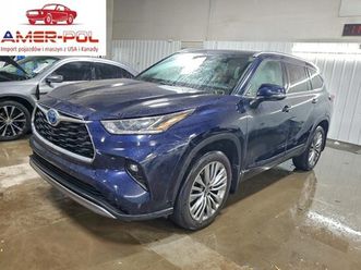 toyota highlander hybrid platinum 2022 2.5 hybryda 243km