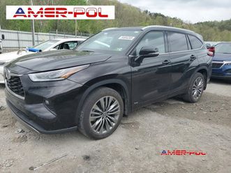 toyota highlander 2022 r., 2,5l platinum 2.5 hybryda 243km
