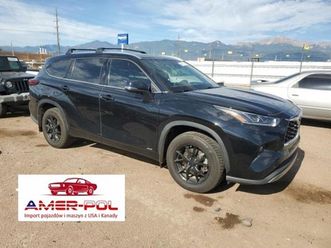 toyota highlander 2022r., 2,5l hybrid platinum 2.5 hybryda 243km
